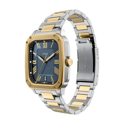 Crosby Three-Hand Date Two-Tone Stainless Steel Watch - FS6161