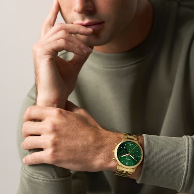 Neutra Chronograph Gold-Tone Stainless Steel Watch