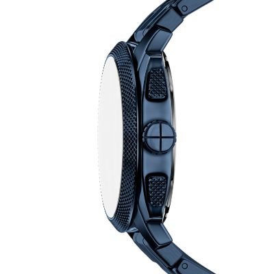 Machine Chronograph Navy Stainless Steel Watch