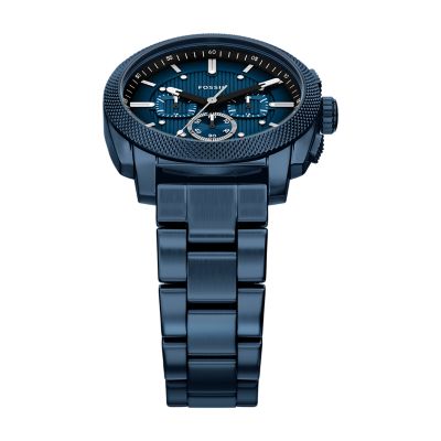 Machine Chronograph Navy Stainless Steel Watch