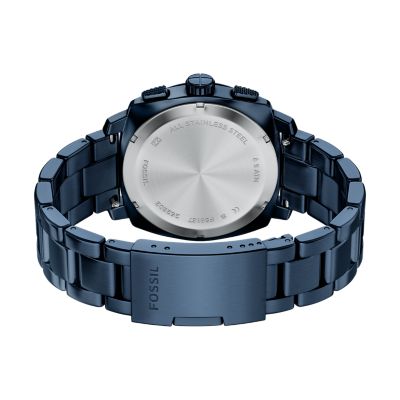 Machine Chronograph Navy Stainless Steel Watch