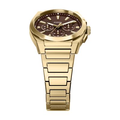 Everett 44mm Chronograph Gold-Tone Stainless Steel Watch