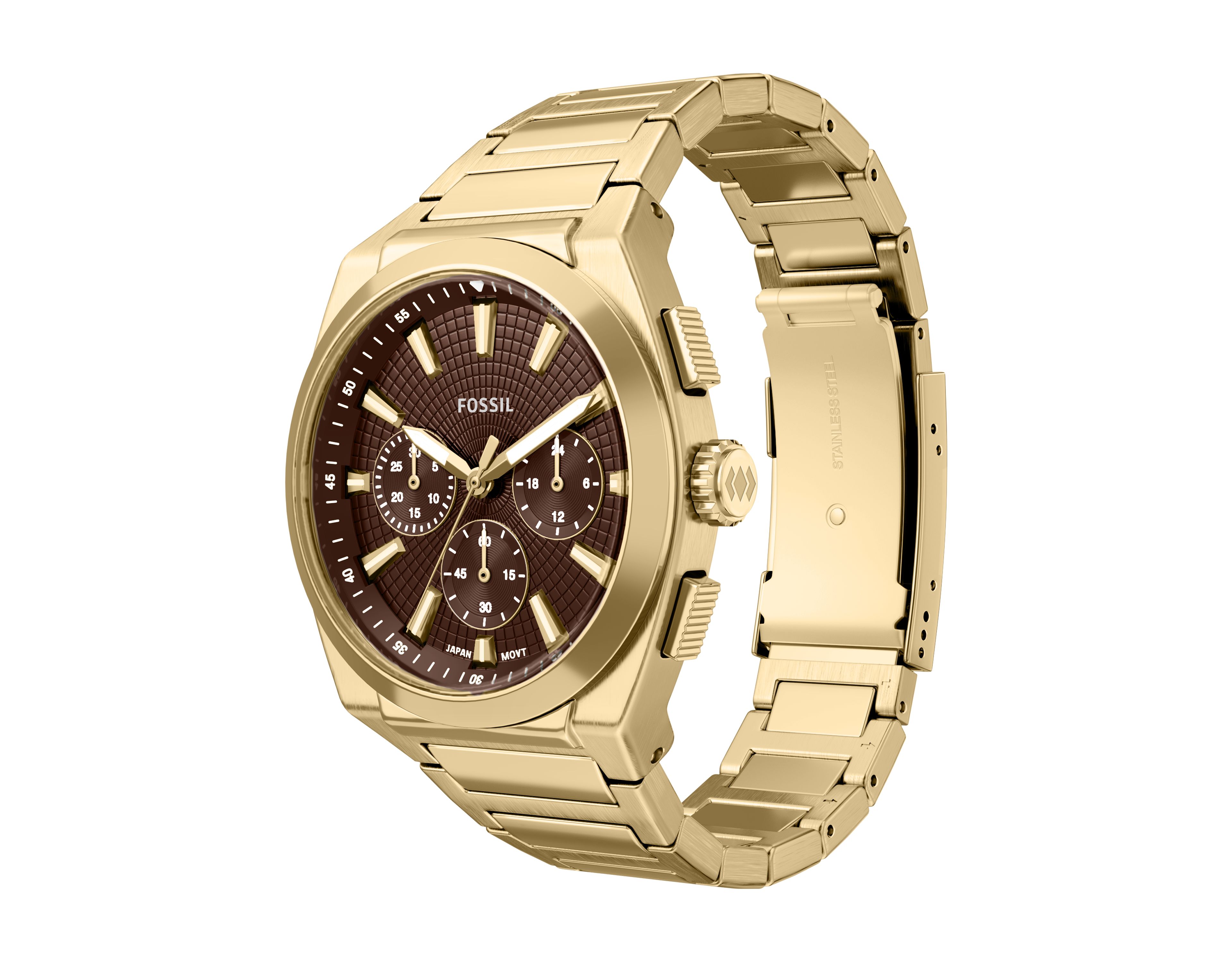 Everett 44mm Chronograph Gold-Tone Stainless Steel Watch