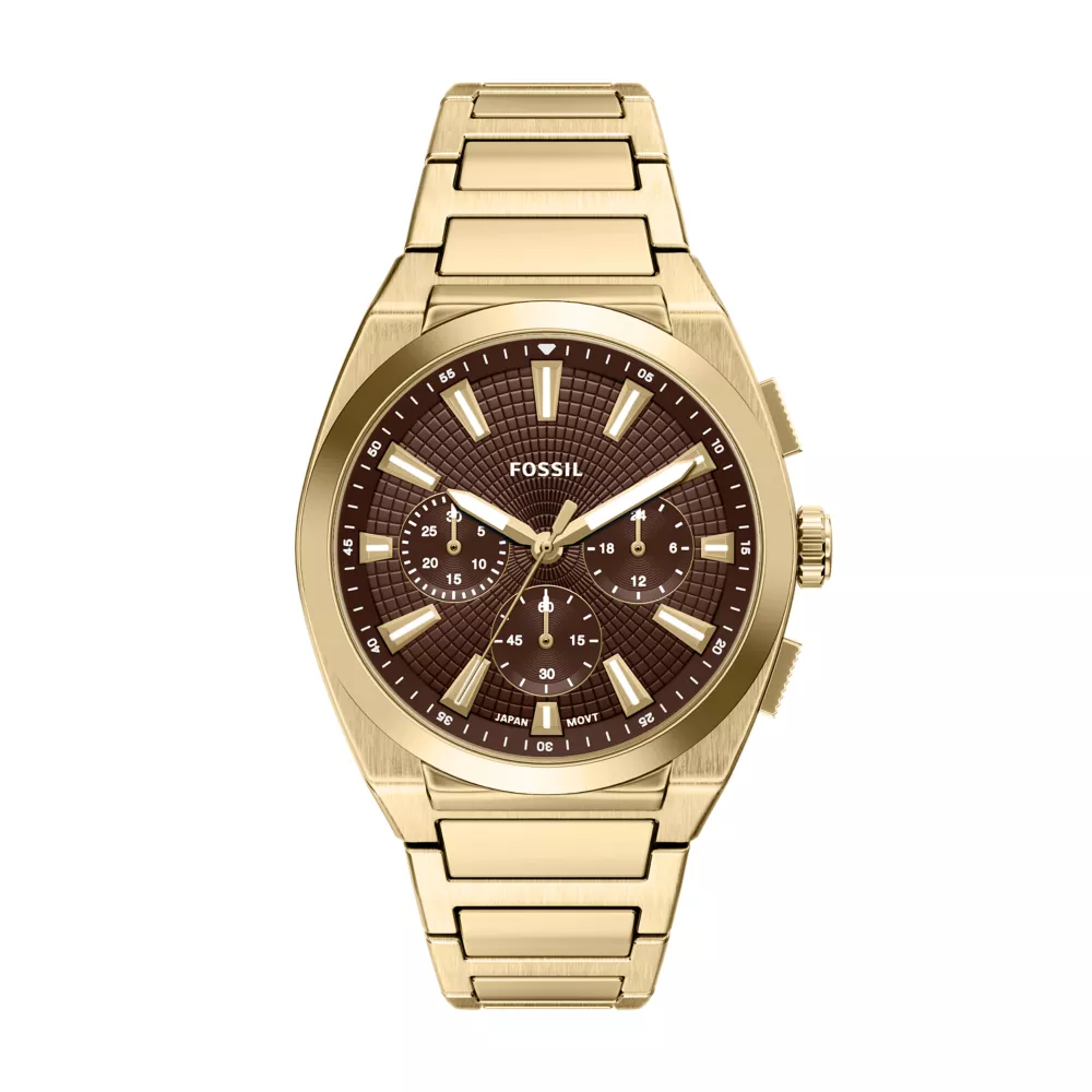 Everett 44mm Chronograph Gold-Tone Stainless Steel Watch