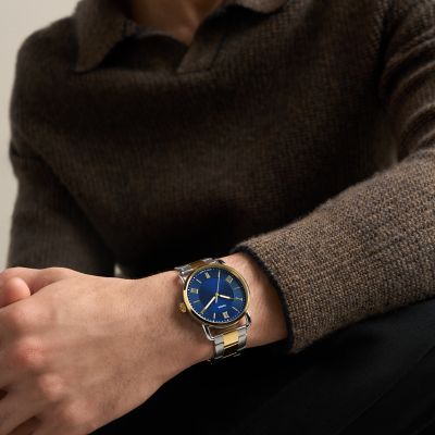 Copeland 42mm Three-Hand Two-Tone Stainless Steel Watch Set