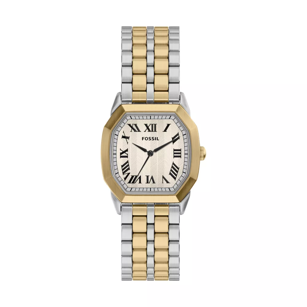 Harlow 33mm Three-Hand Two-Tone Stainless Steel Watch