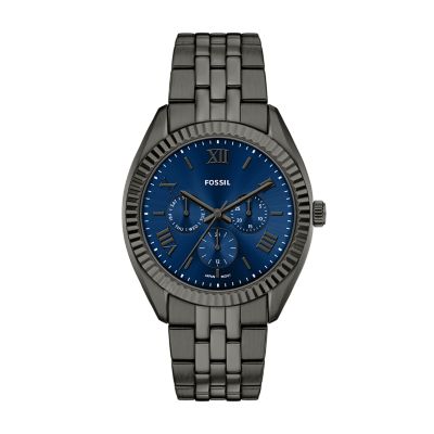 Campbell 42 mm Multifunction Smoke Stainless Steel Watch