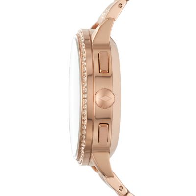 fossil gazer rose gold