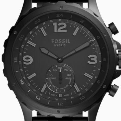 fossil q nate black