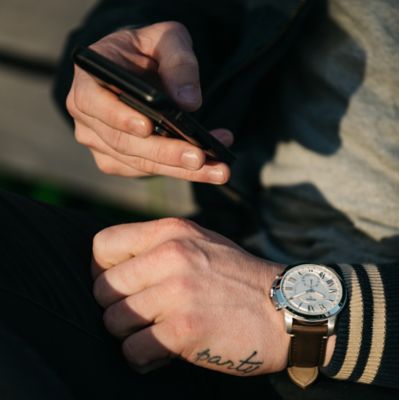 Hybrid smartwatch q outlet grant black