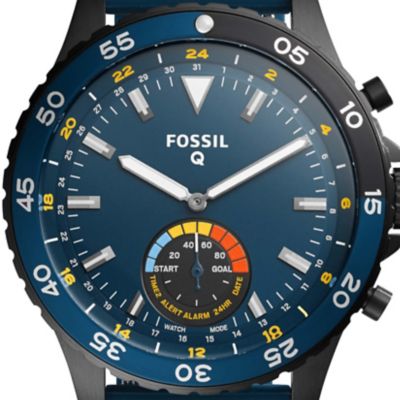 fossil q crewmaster blue