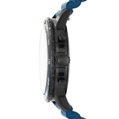 blue fossil smartwatch