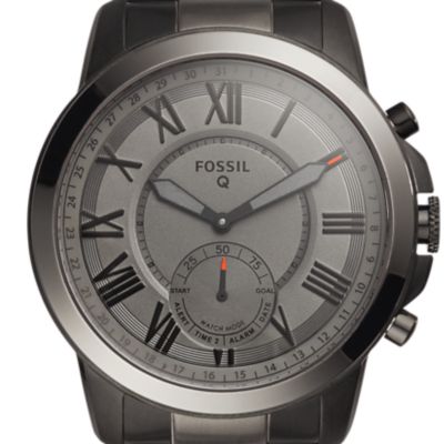 Hybrid Smartwatch - Q Grant Smoke-Tone Stainless Steel