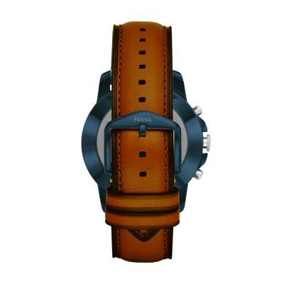 Hybrid Smartwatch Grant Luggage Leather