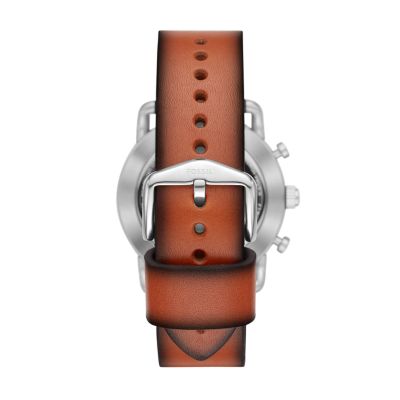 Hybrid Smartwatch Commuter Luggage Leather FTW1151 Fossil