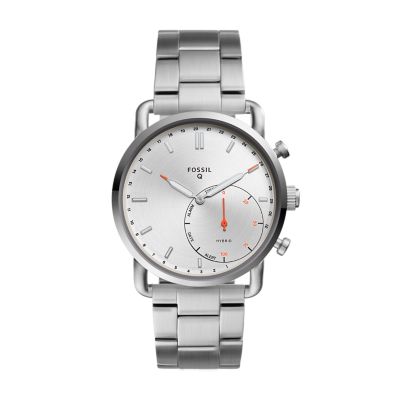 Hybrid Smartwatch Commuter Stainless Steel FTW1153 Fossil