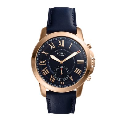 Pile montre fossil discount hybride