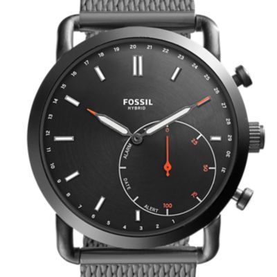 Hybrid Smartwatch - Q Commuter Smoke Stainless Steel