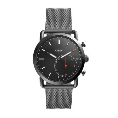 Hybrid Smartwatch Commuter Smoke Stainless Steel