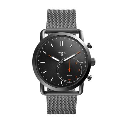 Hybrid Smartwatch Commuter Smoke Stainless Steel