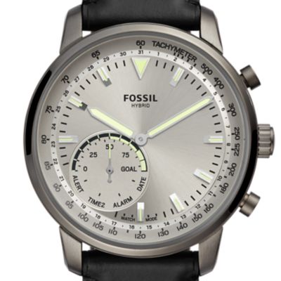 Hybrid Smartwatch - Q Goodwin Black Leather