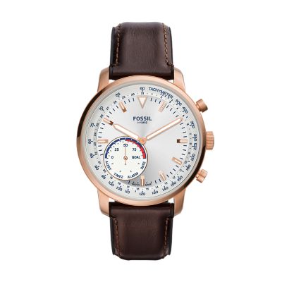 Hybrid Smartwatch Goodwin Brown Leather 