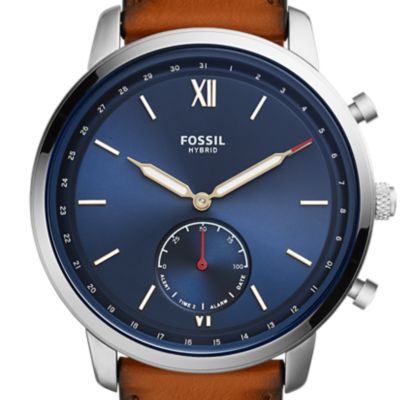 fossil hybrid smartwatch blue