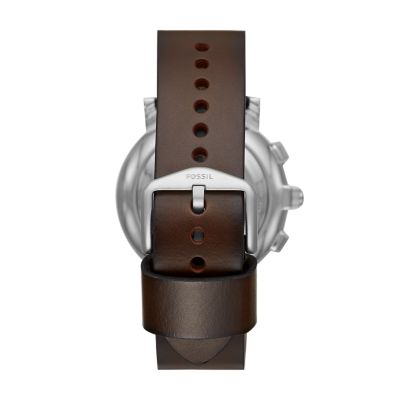 Hybrid Smartwatch Barstow Dark Brown Leather FTW1185 Fossil