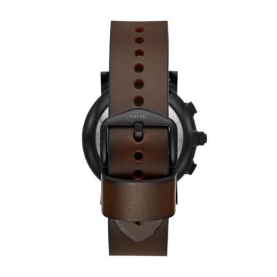 Fossil smartwatch outlet leather belt