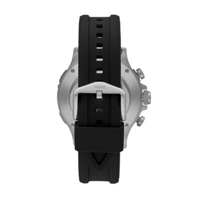 Hybrid smartwatch best sale garrett black silicone