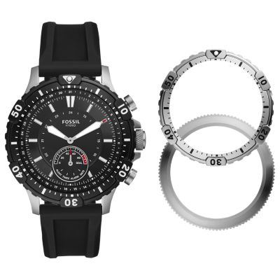 Hybrid Smartwatch Garrett Black Silicone