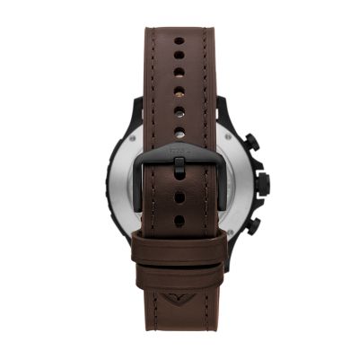 Hybrid Smartwatch Garrett Brown Leather FTW1192 Fossil