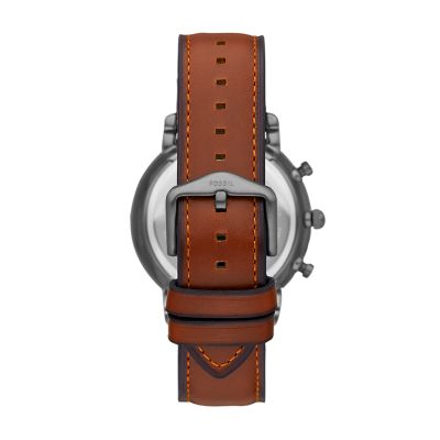 Hybrid smartwatch best sale neutra whiskey leather