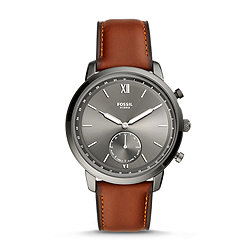 Hybrid Smartwatch Neutra Amber Leather