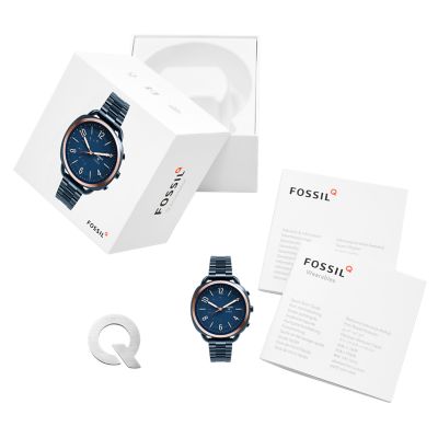 Hybrid Smartwatch Accomplice Navy Blue Stainless Steel