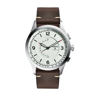 Hybrid Smartwatch Activist Luggage Leather