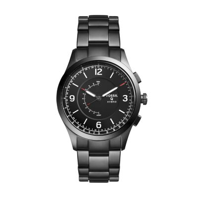 Hybrid Smartwatch Activist Smoke Stainless Steel