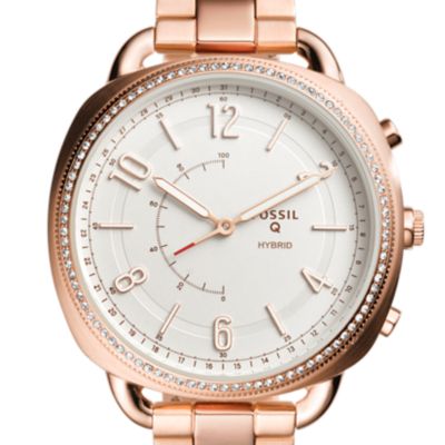Hybrid Smartwatch - Q Accomplice Rose Gold-Tone Stainless Steel