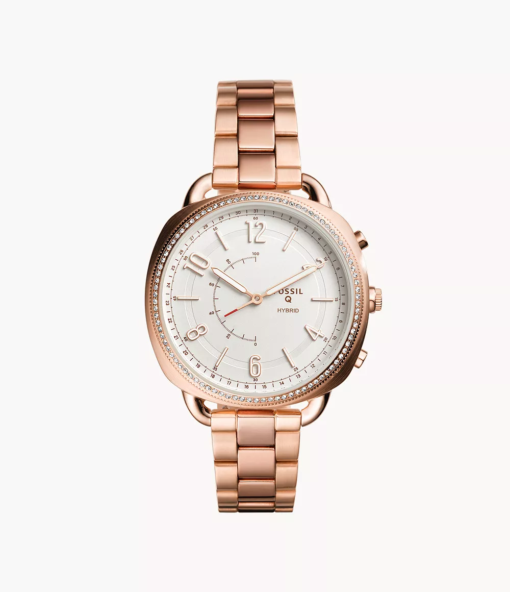 Refurbished Hybrid Smartwatch Accomplice Rose Gold-Tone Stainless Steel Jewelry