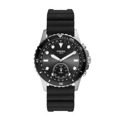 Hybrid Smartwatch FB-01 Black Silicone