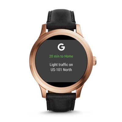 Gen 1 Smartwatch Founder Black Leather