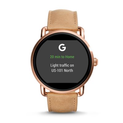 Fossil q wander store stainless steel touchscreen smartwatch