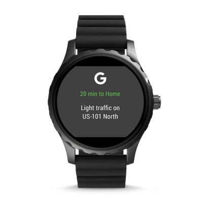 Fossil q marshal gen 2 2025 smoke stainless steel touchscreen smartwatch ftw2108