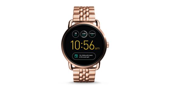 REFURBISHED Gen 2 Smartwatch - Q Wander Rose Gold-Tone Stainless - Fossil