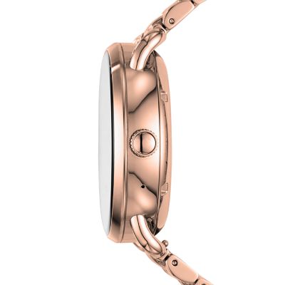 fossil q wander rose gold