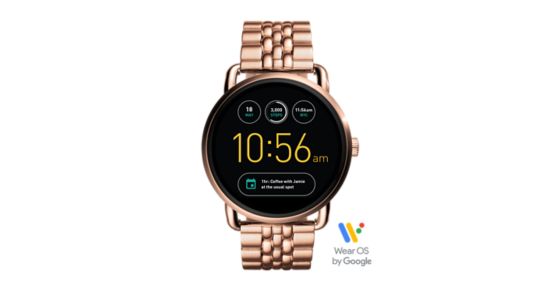 fossil q wander iphone