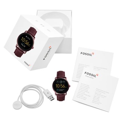 Gen 2 Smartwatch Wander Wine Leather