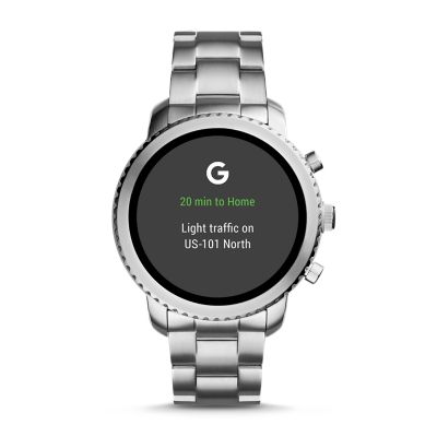 Gen 3 Smartwatch Explorist Stainless Steel FTW4000 Fossil