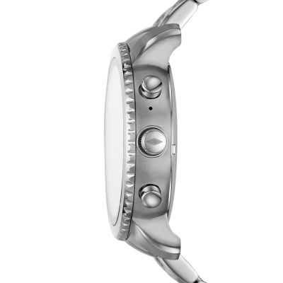 fossil men's gen 3 explorist stainless steel touchscreen smartwatch