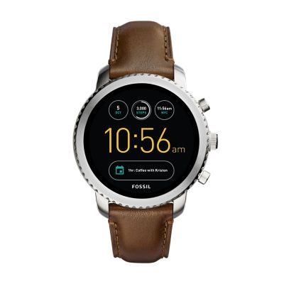 EXPLORIST ブラウンレザー ジェネレーション3 - FTW4003 - Fossil